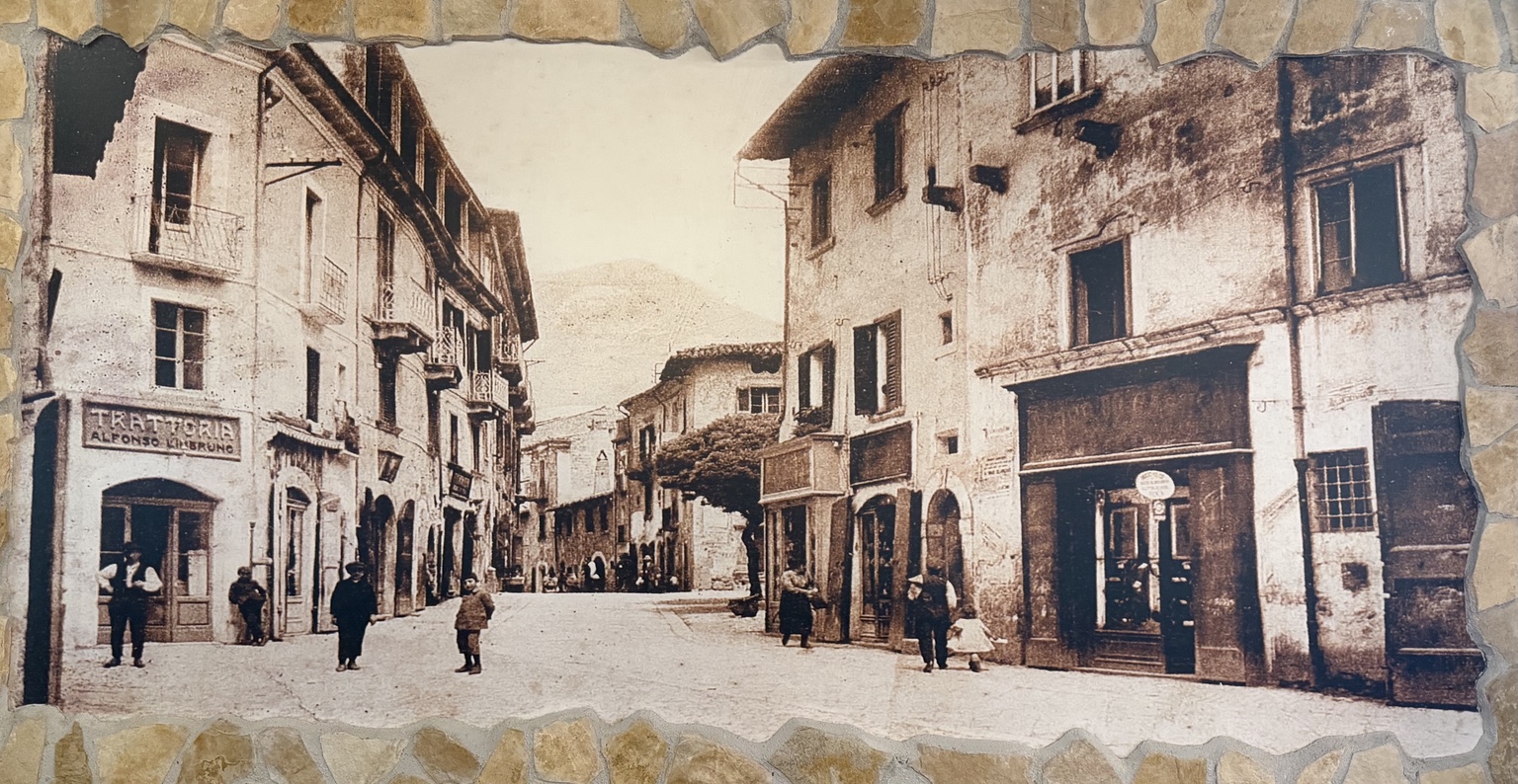 Veduta storica del centro di Castel di Sangro